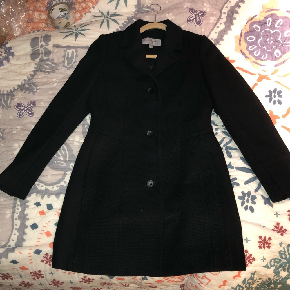 Marc New York Wool Pea Coat Black